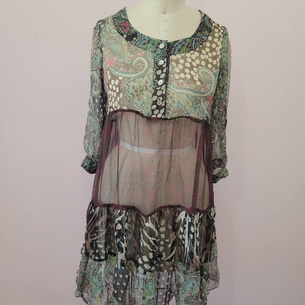 Boho mini dress